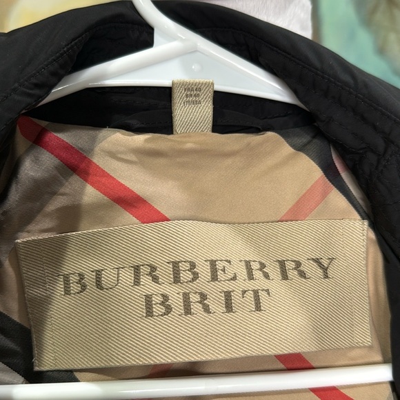 Authentic Burberry Brit Balarmoral Trench Coat Jacket Sizes 8 - Picture 10 of 16